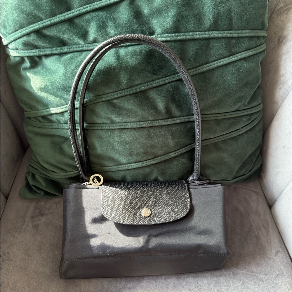 Longchamp Le Pliage Green Large Shoulder Tote Bag